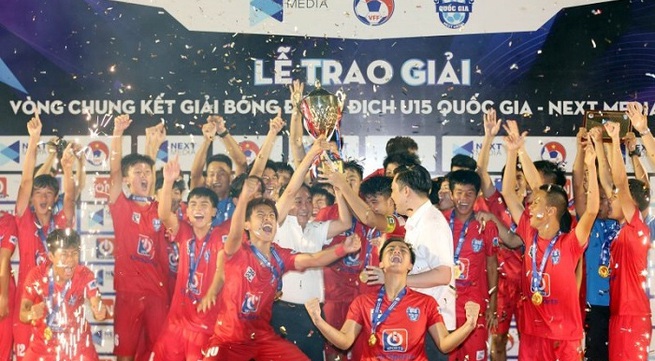 PVF beat SHB Da Nang to claim national U15 football title