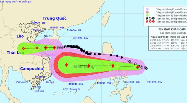 Eighth storm to hit provinces from Ha Tinh to Quang Tri in next 24 hours