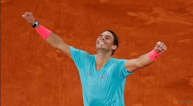 Tennis: King Nadal continues Paris reign with record-equalling 20th Slam