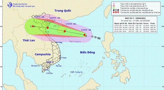 Typhoon Nangka forms in East Sea, becoming seventh typhoon in 2020