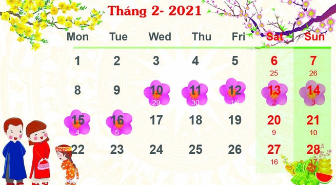 Vietnam to have seven-day holiday for Lunar New Year 2021