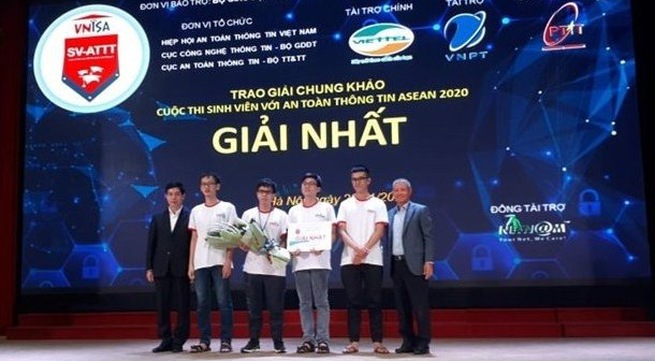 Vietnamese teams win 2020 ASEAN Student Contest on Information Security