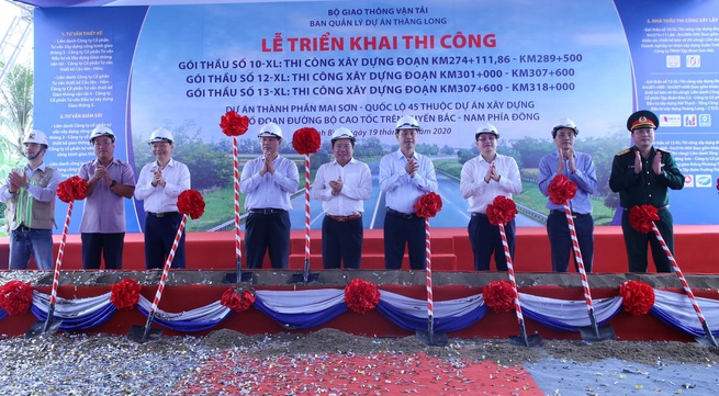 Work starts on three packages of Mai Son - National Highway 45 expressway