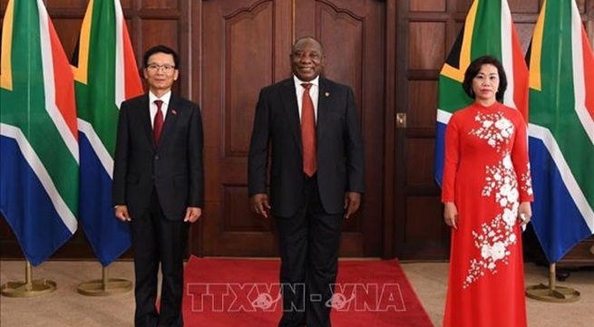South African President hopes for ties with Vietnam to grow