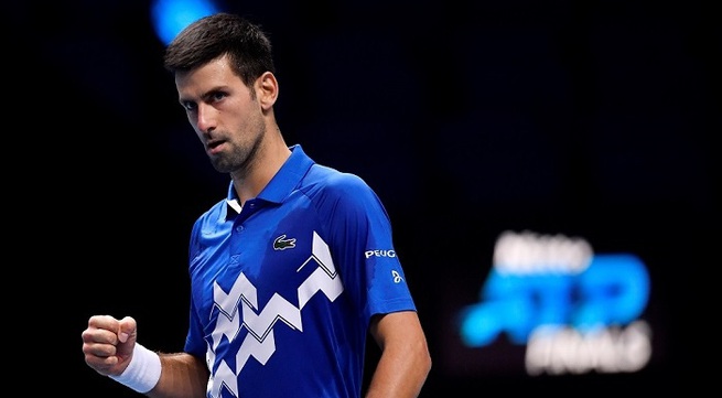 Djokovic beats Zverev to reach semis at ATP Finals