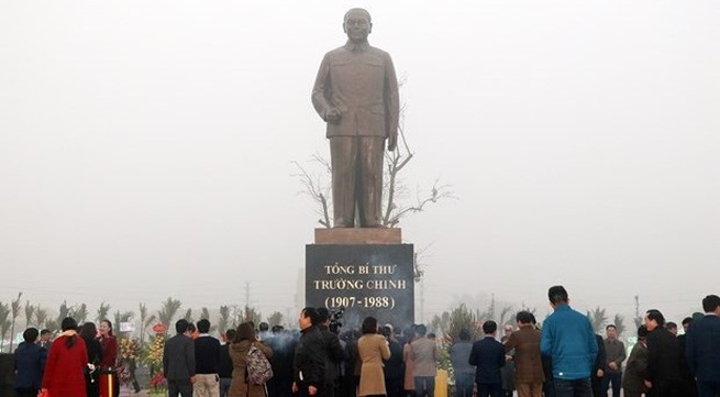Statue of late Party leader inaugurated in Nam Dinh