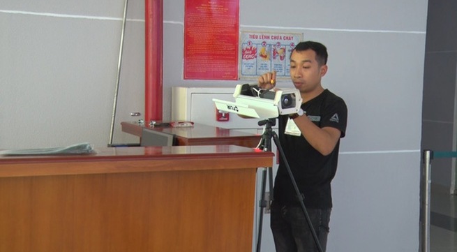 Remote temperature scanner installed at Phu Quoc airport