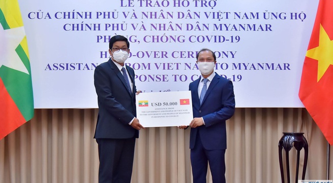 Vietnam supports Myanmar with US$50,000 donation in COVID-19 combat