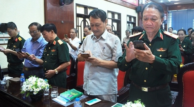 Text message programme launched to pay gratitude to Truong Son soldiers