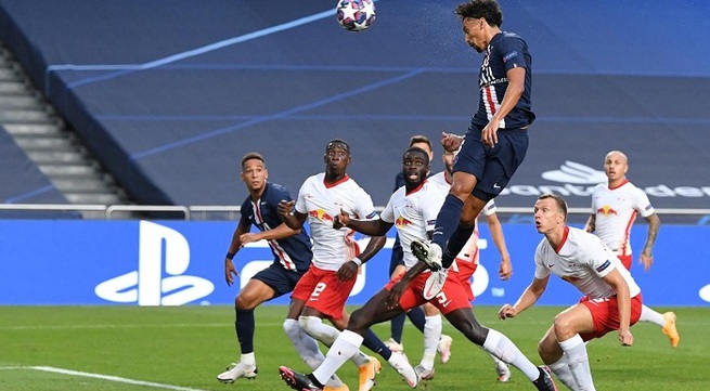 PSG reach first Champions League final with win over Leipzig