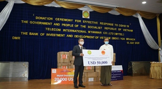 Vietnam supports Myanmar in COVID-19 fight
