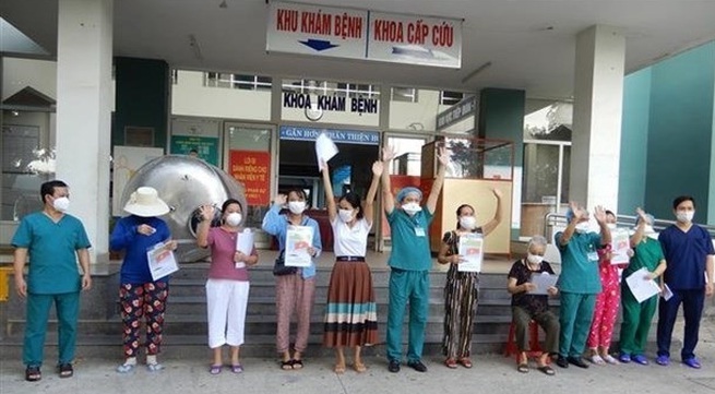 Seven more COVID-19 patients discharged from hospital in Da Nang