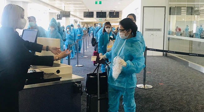Over 340 Vietnamese citizens brought home from Australia, New Zealand, Tonga