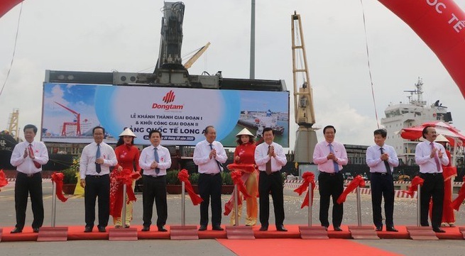 Long An international port’s phase 1 inaugurated