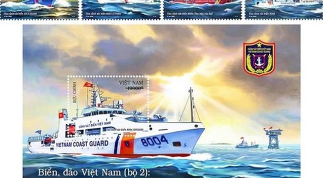 Stamp set on Vietnam Coast Guard vessels issued