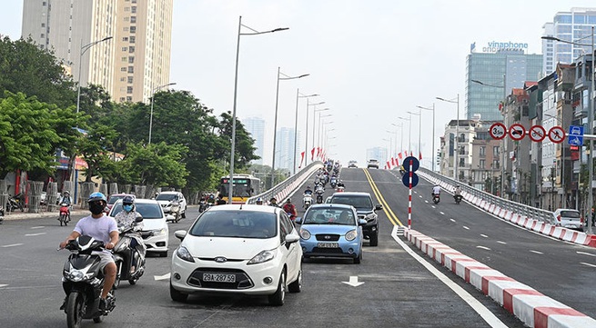 Hanoi inaugurates new flyover to ease traffic congestion