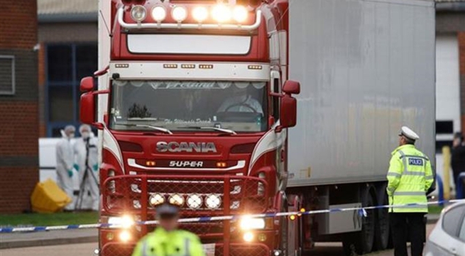 Two detained for suspected involvement in UK lorry deaths