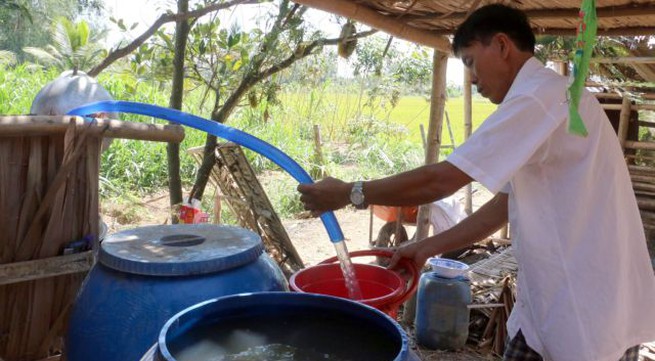 Mekong Delta people spend more on freshwater
