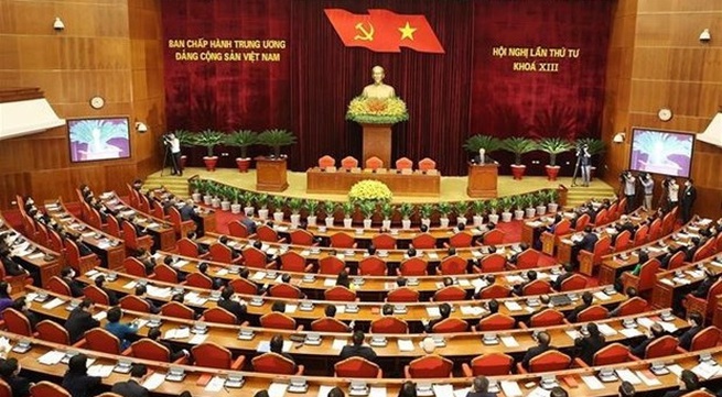 Fourth plenum of 13th Party Central Committee wraps up