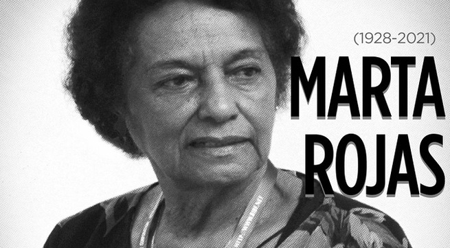 President pays floral tribute to Cuban journalist- writer Marta Rojas