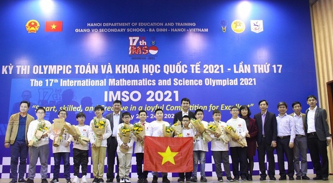 Vietnamese students win 20 medals at Int’l Mathematics and Science Olympiad