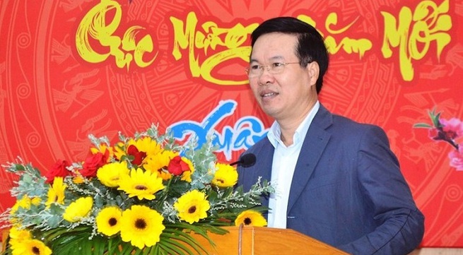 Politburo member Vo Van Thuong pays pre-Tet visit to Quang Ngai