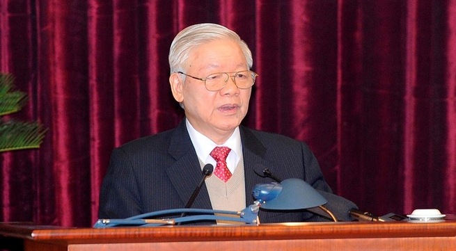 General Secretary Nguyen Phu Trong represents Hanoi in National Assembly election