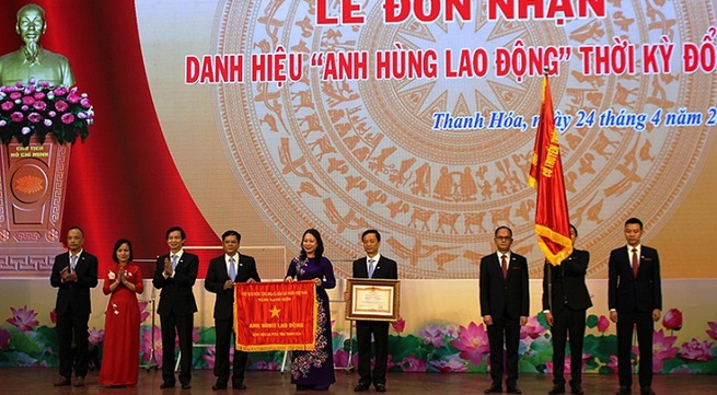 Thanh Hoa General Hospital honoured with “Labour Hero in Renewal Period” title