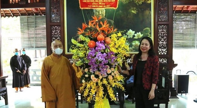 Vice President extends congratulations on Buddha’s birthday in Dong Nai