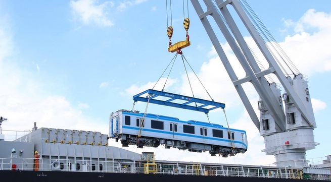 Ho Chi Minh City receives two more trains of Metro Line No.1