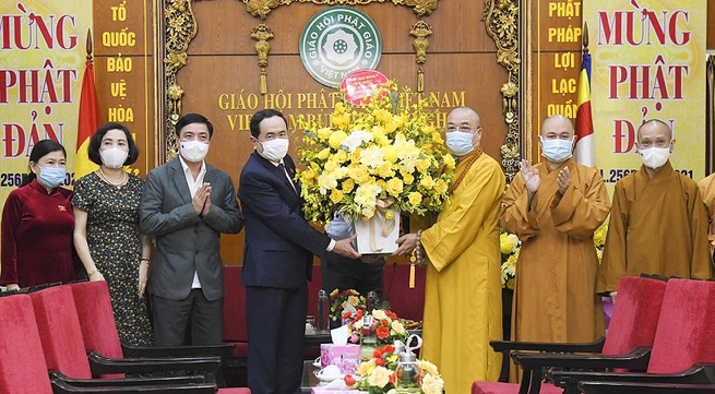 National Assembly Vice Chairman extends best wishes on visit to Buddhist leader