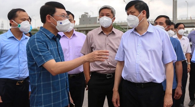 Measures stepped up against COVID-19 outbreaks in Bac Ninh, Bac Giang