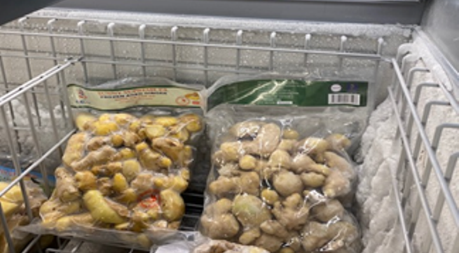 Frozen Vietnamese ginger products favoured in Australia