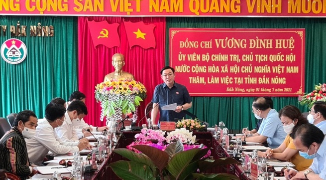 Dak Nong asked to concentrate on socio-cultural-economic development, Party building