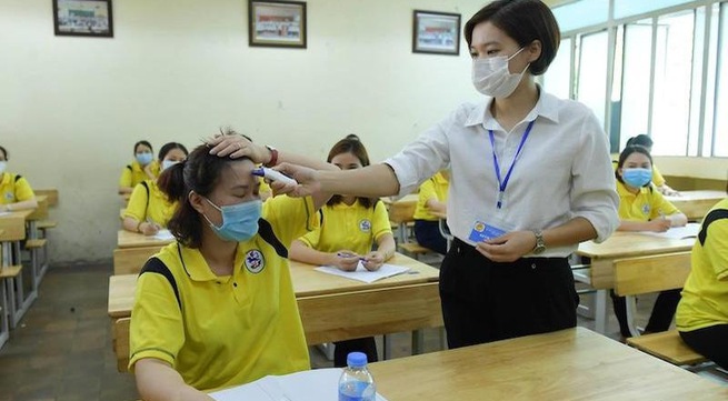 Hanoi’s express dispatch asks for safety during high school graduation exams
