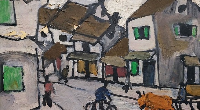 Bui Xuan Phai’s paintings to be auctioned in Singapore
