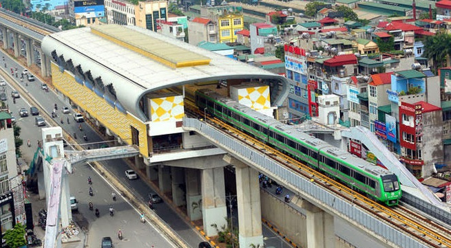 Fares for Hanoi’s Cat Linh-Ha Dong metro line to start at VND7,000