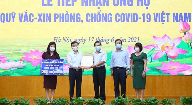 Vietnam’s vaccine fund hit VND5.698 trillion as of June 17