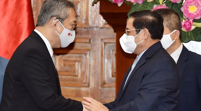 PM Pham Minh Chinh receives Japanese Ambassador