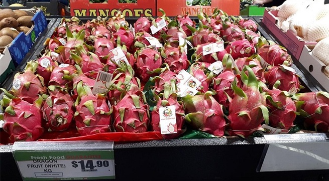 Vietnamese dragon fruit wins consumers’ favour in Australia