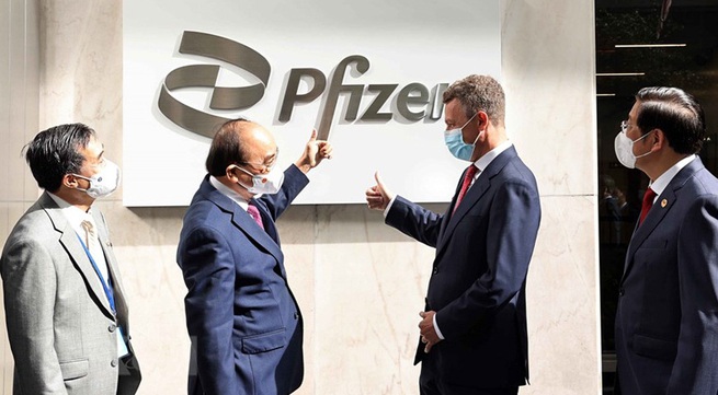 Pfizer pledges full delivery of 31 million vaccine doses to Vietnam