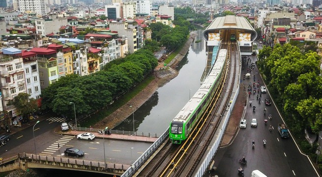Cat Linh-Ha Dong metro line transports nearly 6 million passengers in over 9 months