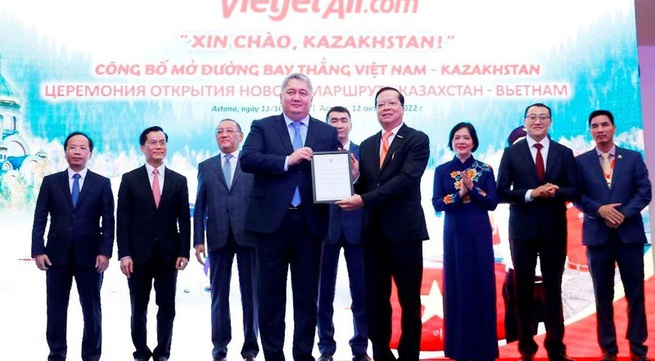 Vietjet opens direct flights between Vietnam and Kazakhstan