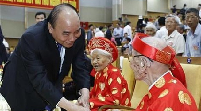 President attends ceremony for Action Month for Elderly