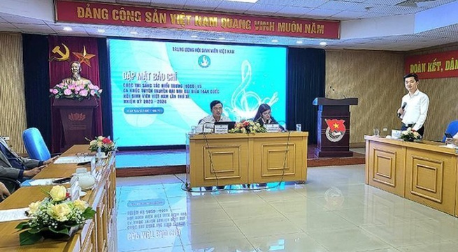 Logo design and song contest for the 11th Congress of Vietnam Students' Association launched