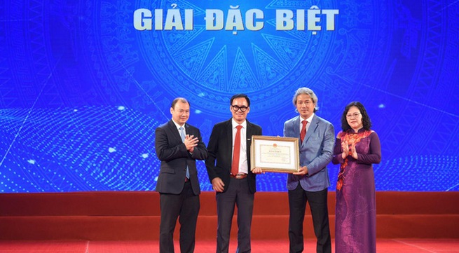 VTV wins special award at the National Press Awards for the cause of Vietnam Education 2022