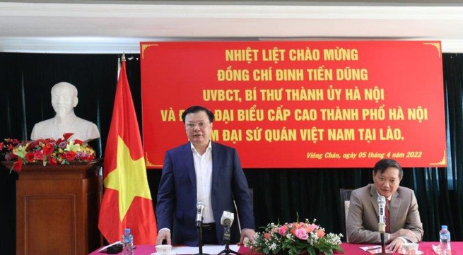 Hanoi's high-ranking delegation concludes Laos visit