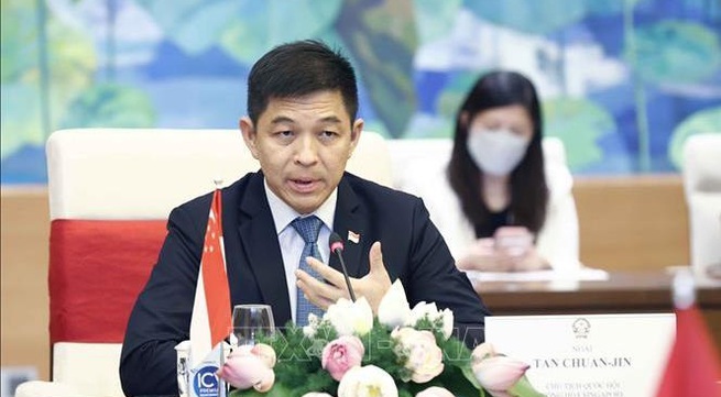Singapore parliament speaker wraps up visit to Vietnam