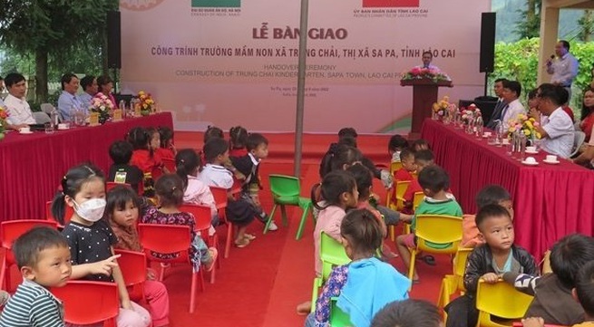 Indian-funded preschool handed over to Lao Cai province