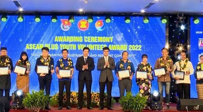 Winners of ASEAN Plus Youth Volunteer Award 2022 named